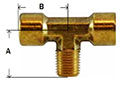 Brass Forged Male Branch Tee Diagram